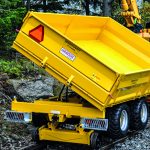 Road Rail Trailer tilting